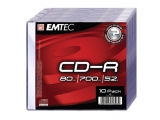 Dysk Emtec CD-R 80MIN/700MB 52X  SLIM (10)